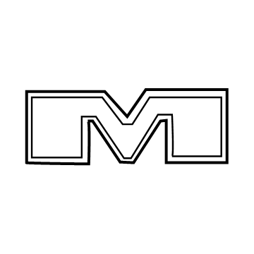 Mopar 68358575AA Nameplate, Black