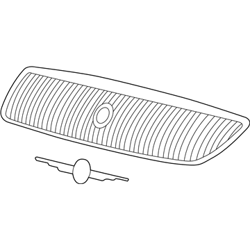 2002 Chrysler Voyager Grille - 4857339AA