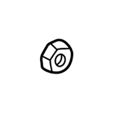 Mopar 6502716 Axle Nut, Rear