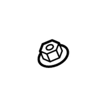 Jeep 6513116AA Wiper Arm Nut