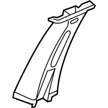 Mopar TW29TL2AH Upper Center Pillar Trim