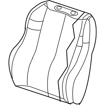 Mopar XR841T5AA Seat Back Assembly, Sandstone, Front Passenger Side