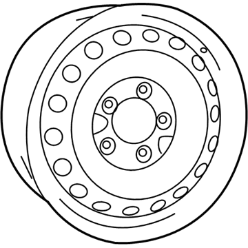 Mopar 4726431AA Wheel, Steel
