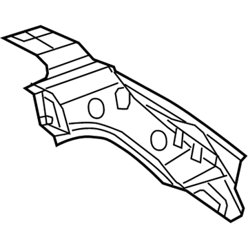 Mopar 68102784AB Rear Pillar, Passenger Side