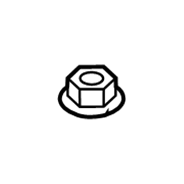 Mopar 6511778AA Lower Control Arm Nut