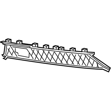 Mopar 68288550AB Lower Grille, Front