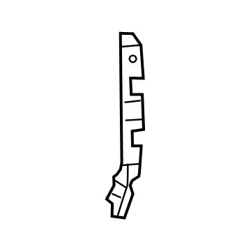 Mopar 68302670AE Hinge Reinforcement, Passenger Side
