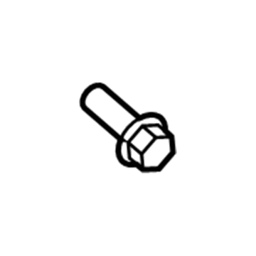 Mopar 6509347AA Upper Center Pillar Trim Screw