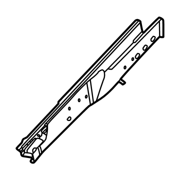 Mopar 68459794AA Rail Extension, Rear Outer Passenger Side