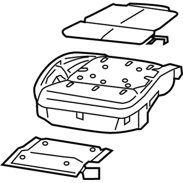 Jeep 68617510AA Seat Cushion Pad