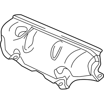 Jeep Exhaust Heat Shield - 5038538AD