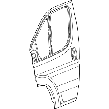 Ram 68465073AC Door Shell