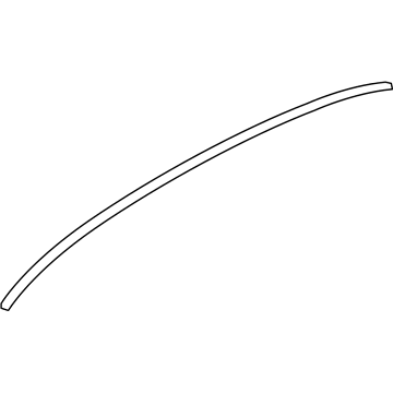 Mopar ZU58RXFAC Roof Molding, Passenger Side
