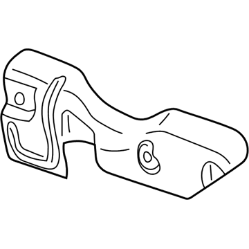 2002 Dodge Dakota Exhaust Heat Shield - 53031039AB