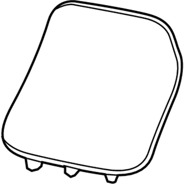 Mopar 5LS75DX9AA Cover, Black, Rear Center