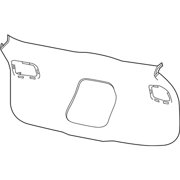 Mopar 1UD10DX9AF Lift Gate Trim, Black, Rear Lower