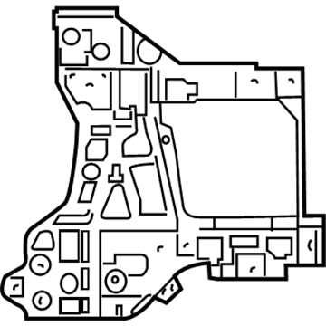 Mopar 68222829AA Headlamp Bracket, Driver Side