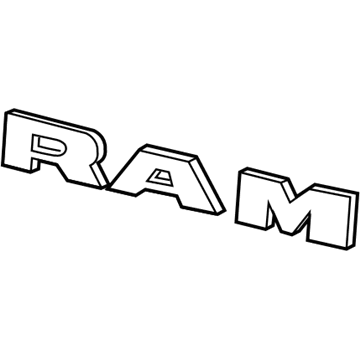 Ram 1500 Emblem - 68311411AA