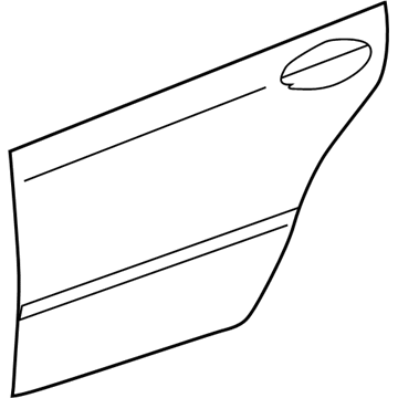 Mopar 4574363AD Outer Panel, Rear Driver Side