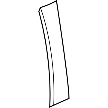 Mopar 5303799AB Pillar Tape, Front