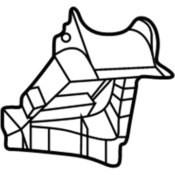 Mopar 1SQ29HL1AA Belt Guide, Beige, Front Lower