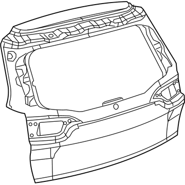 Mopar 68104185AB Lift Gate, Rear