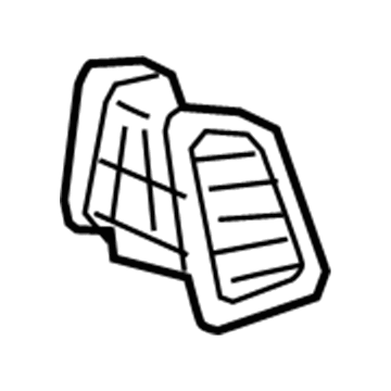Mopar 5LE81DX9AD Air Outlet Vent, Front Center Passenger Side