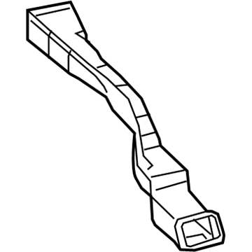 Mopar 55371033AA Floor Duct, Front Lower