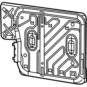 Mopar 68092958AA Seat Back Frame, Rear Passenger Side