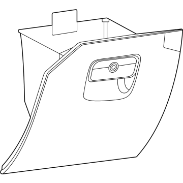 Jeep 7FV19TX7AA Glove Box Door
