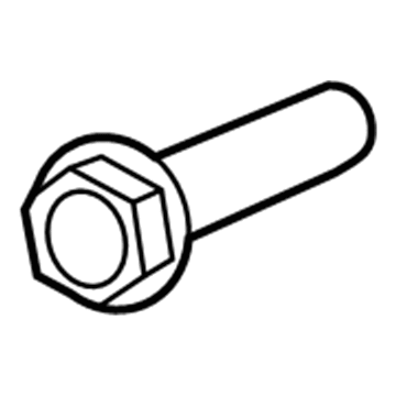 Mopar 6509449AA Motor Mount Bolt, Lower Passenger Side