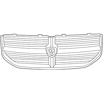 2010 Dodge Caliber Grille - 68043938AA