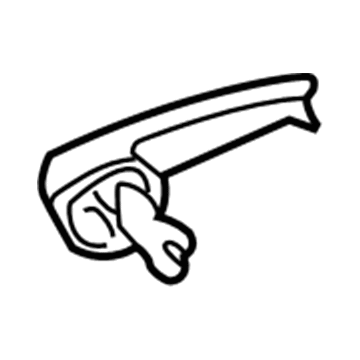 Dodge Ram Wagon Door Handle - 55076363