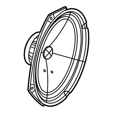 Dodge 5091019AB Front Driver Speaker