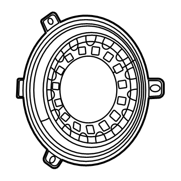 Dodge 68043034AC Rear Driver Speaker