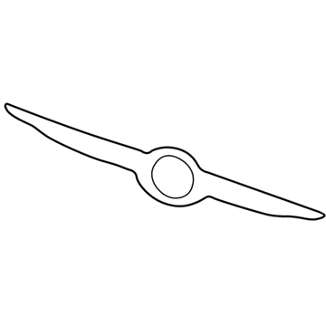 2002 Chrysler 300M Emblem - 4805797AA