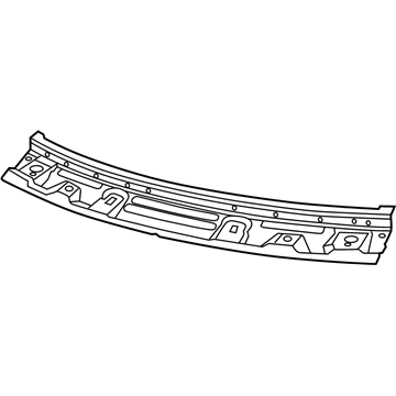 Mopar 68369399AB Windshield Header, Front