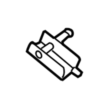Jeep 68056524AC Muffler W/Tpipe Rear Bracket