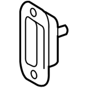 Mopar 55359610AA Handle, Rear Inner Passenger Side