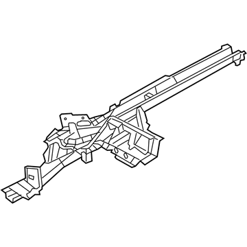 Mopar 68103700AA Rail Assembly, Rear Passenger Side