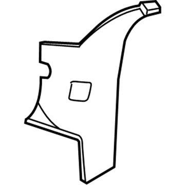 Mopar 1HT09BD1AD Rear Pillar Trim, Driver Side