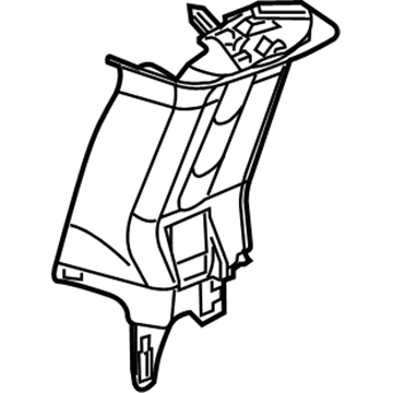 Mopar 6RX02BD1AA Upper Pillar Trim, Driver Side