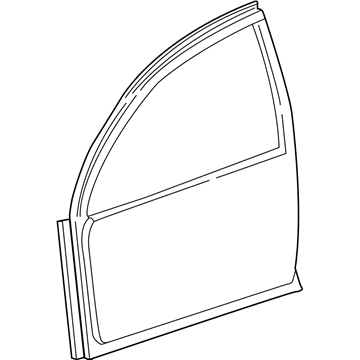Mopar 5003225AD Door Shell, Front Driver Side