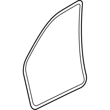 Mopar 55112360AC Weatherstrip On Body, Front Inner
