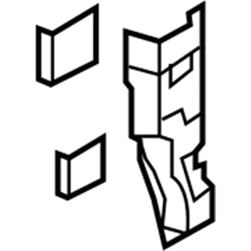 Ram 55372530AC Hinge Pillar Reinforcement