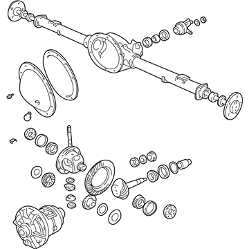 Mopar 5015936AA Axle Housing, Rear