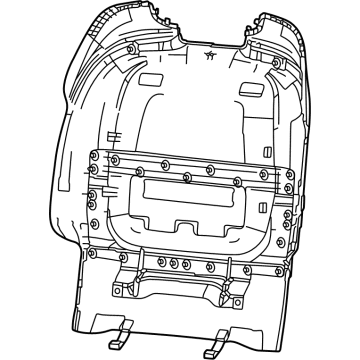 Jeep 6VE961D4AD Seat Back Panel