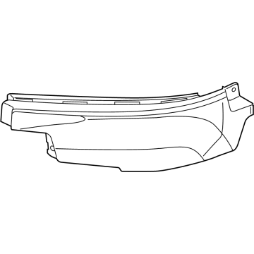Mopar 68335416AD Headlamp Bracket, Passenger Side
