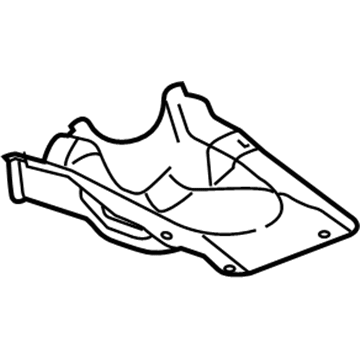 Mopar 52029490AB Filler Shield, Upper