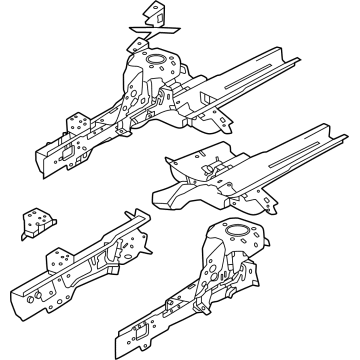 Mopar 68611853AA Apron/Rail Assembly, Front